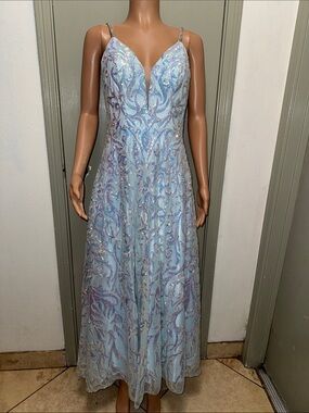 Cinderella Divine Light Blue Sequin Dress